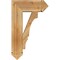 Ekena Millwork Balboa Arts & Crafts Rough Sawn Bracket, Western Red Cedar, 6"W x 20"D x 32"H BKT06X20X32BOA03RWR - alternate 4